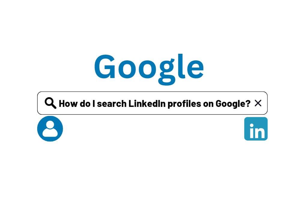 How do I search LinkedIn profiles on Google?